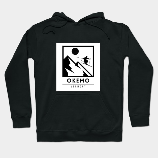 Okemo Vermont United States ski Hoodie by UbunTo